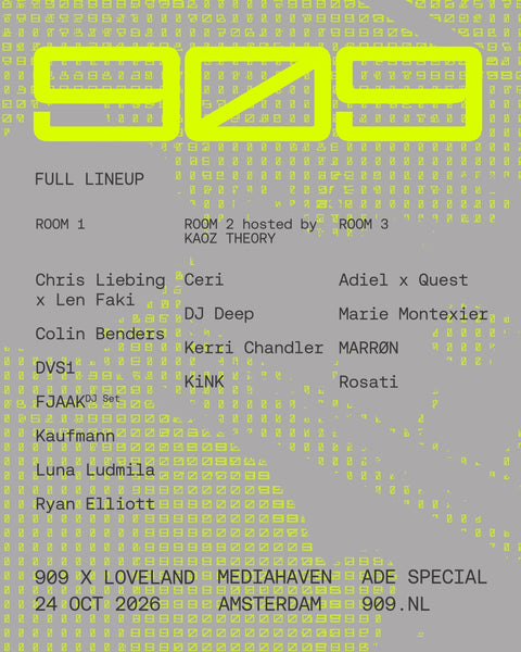 909 x Loveland – Mediahaven Amsterdam – zaterdag 24 oktober 2026 (ADE)