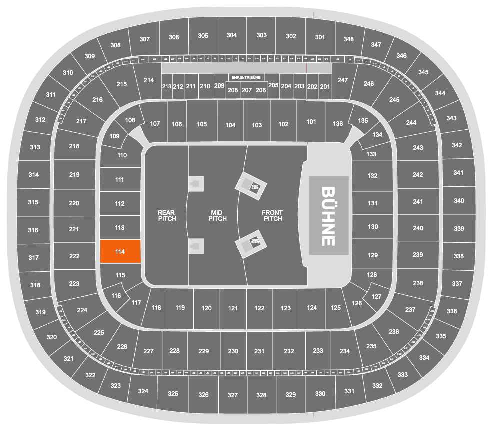 Where you will sit – Oasis | Friday 2 July 2027 – Allianz Arena Munich – Tickets