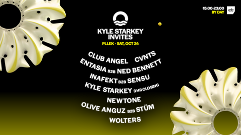 Kyle Starkey Invites x Overbruggen - Pllek Amsterdam - zaterdag 24 oktober 2026 (ADE) - line-up