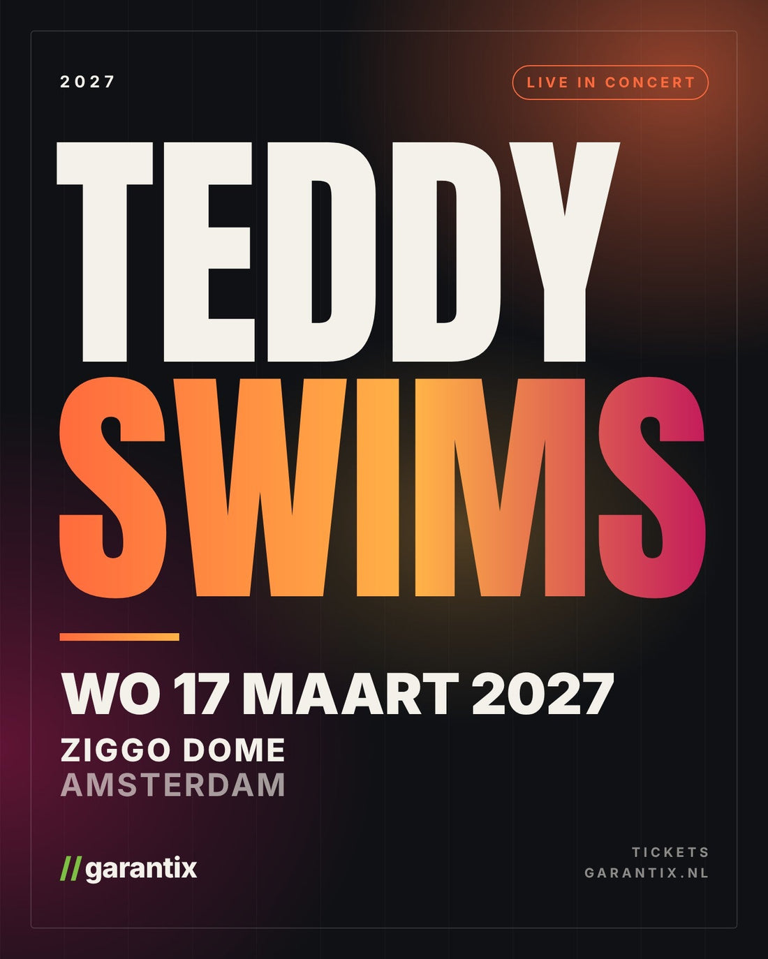 Ziggo Dome agenda 2026–2027: alle grote concerten in Amsterdam