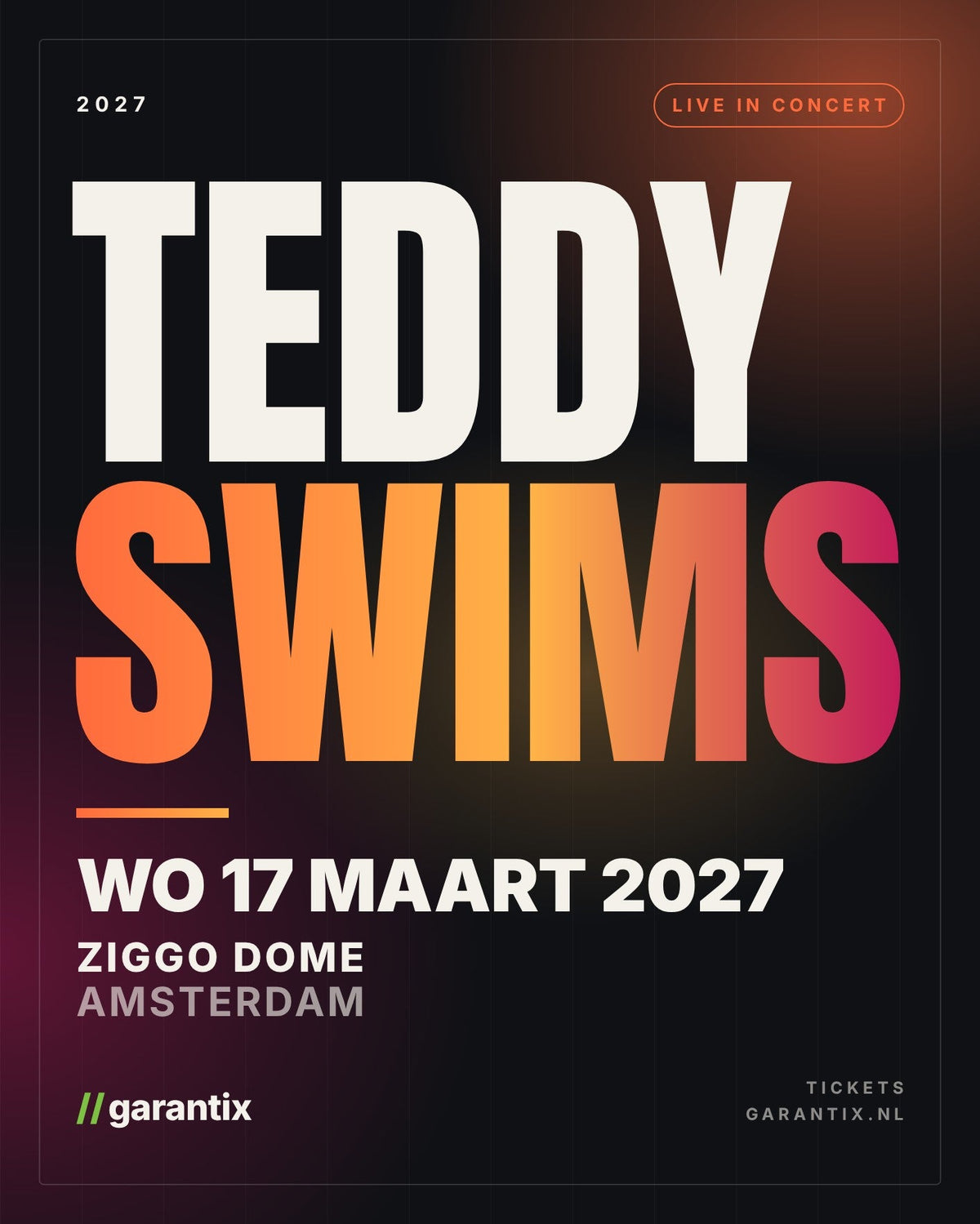 Ziggo Dome agenda 2026–2027: alle grote concerten in Amsterdam