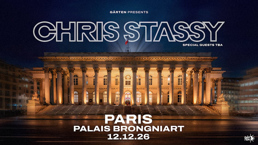 Chris Stussy – Palais Brongniart Parijs – zaterdag 12 december 2026