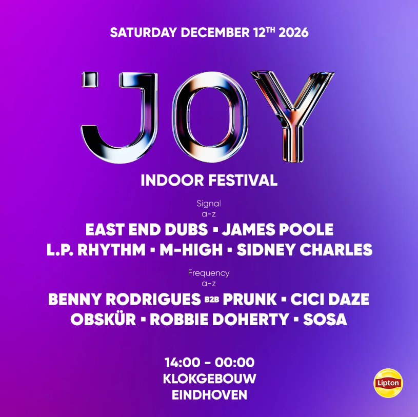 JOY Autumn Festival Thuishaven Amsterdam 14 november 2026