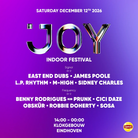 JOY Autumn Festival Thuishaven Amsterdam 14 november 2026