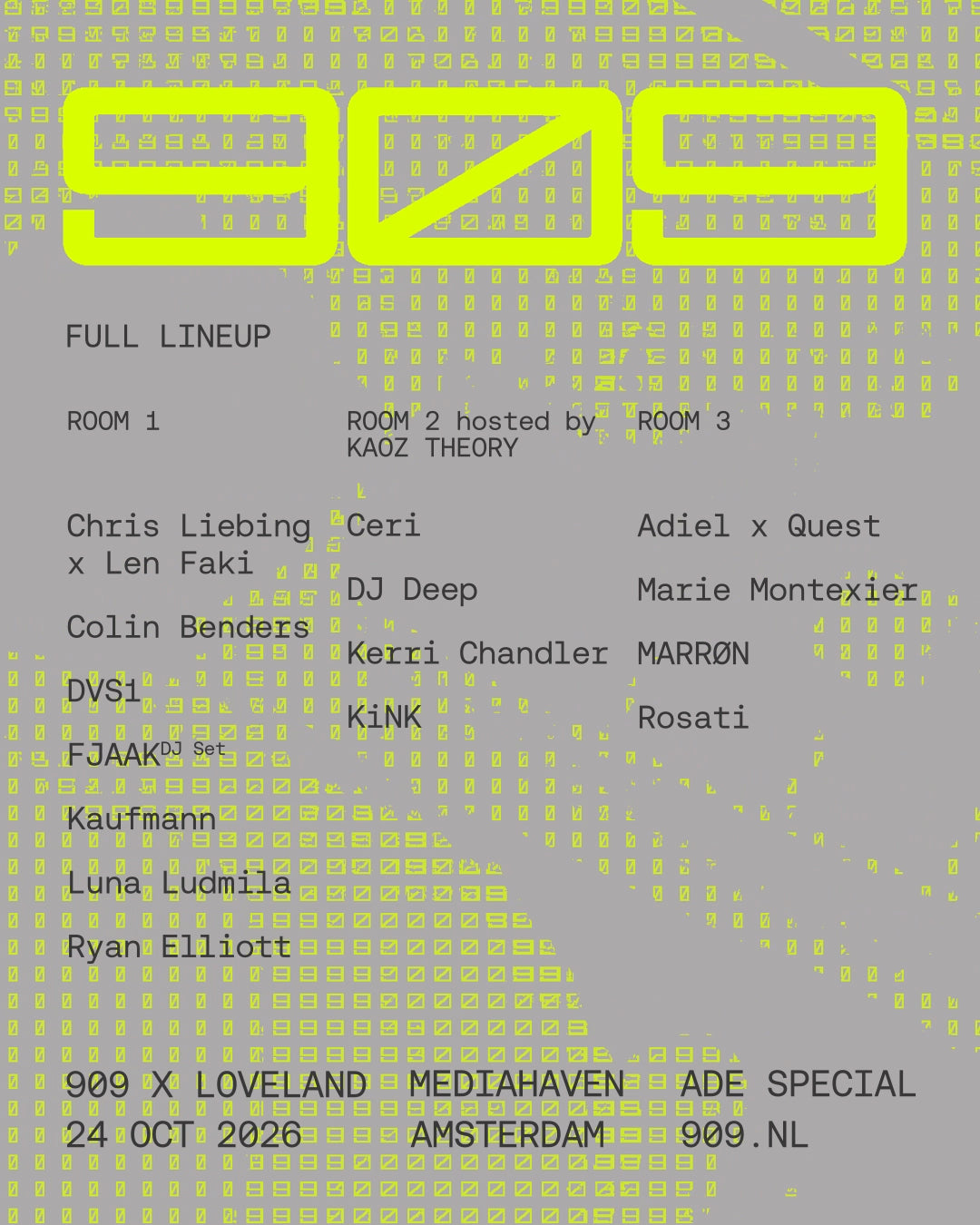909 x Loveland – Mediahaven Amsterdam – zaterdag 24 oktober 2026 (ADE)