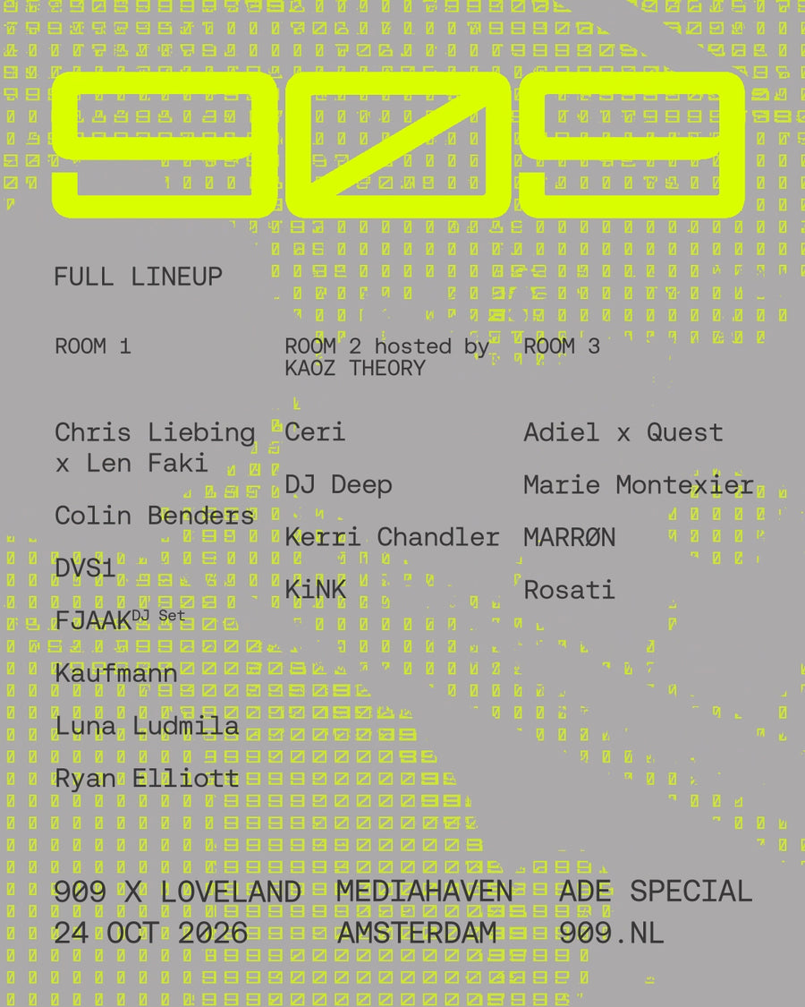 909 x Loveland – Mediahaven Amsterdam – zaterdag 24 oktober 2026 (ADE)