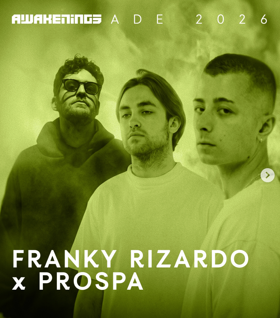 Franky Rizardo x Prospa Tickets – Awakenings ADE 2026 | Sugarfactory Halfweg