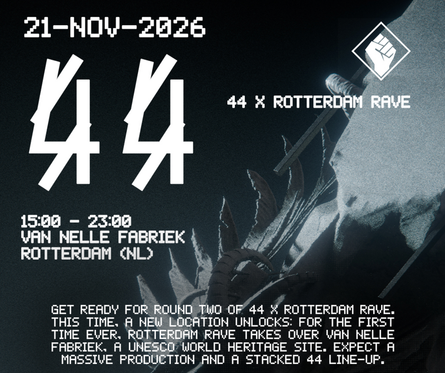44 x Rotterdam Rave | Van Nelle Fabriek – Tickets
