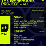 20 Years of The Warehouse Project – The Loft Amsterdam – donderdag 22 oktober 2026 (ADE)
