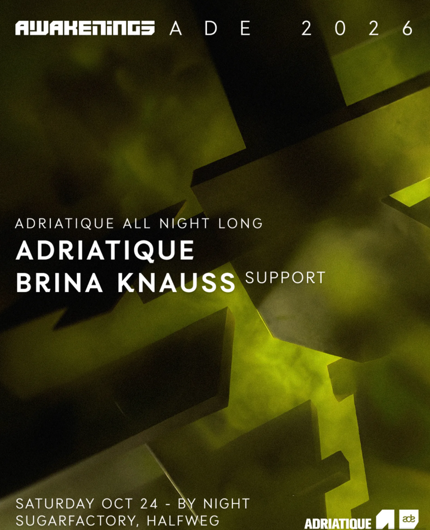 Adriatique All Night Long - Awakenings ADE - Sugarfactory Halfweg - zaterdag 24 oktober 2026