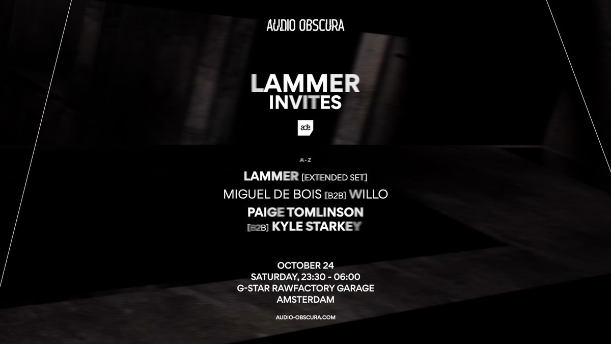 Paige Tomlinson Pop Up – ADE Amsterdam, zaterdag 24 oktober 2026