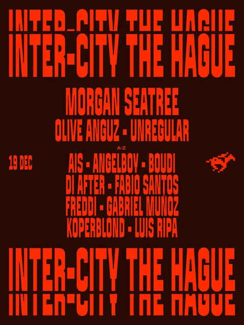 Colorado Charlie goes on trail – Inter-City Den Haag – 19 december 2026 – line-up flyer