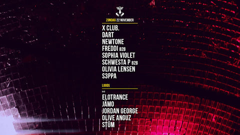 X CLUB. DART NewTone Freddi – Thuishaven Amsterdam – 22 november 2026 – tickets