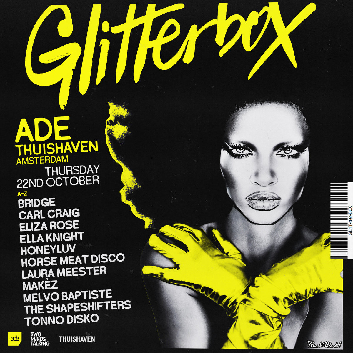 Glitterbox - Carl Craig, HoneyLuv, Horse Meat Disco - Thuishaven Amsterdam - donderdag 22 oktober 2026 (ADE)