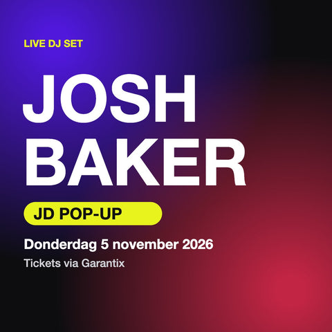 Josh Baker JD Pop-up – donderdag 5 november 2026 – tickets