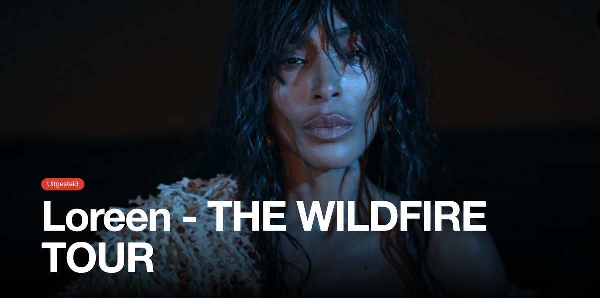 Loreen - The Wildfire Tour - Paradiso Grote Zaal Amsterdam - dinsdag 25 mei 2027