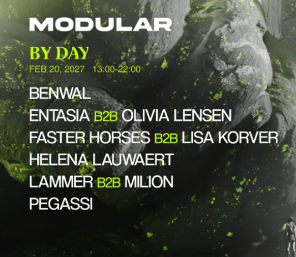 Modular By Day - Rotterdam Rave Kick-Off '27 - Ahoy Rotterdam - zaterdag 20 februari 2027