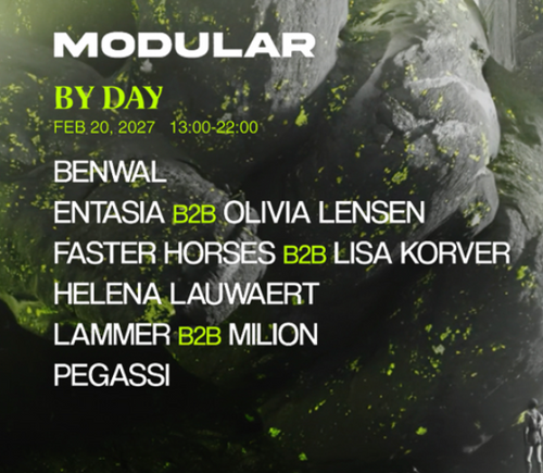 Modular By Day - Rotterdam Rave Kick-Off '27 - Ahoy Rotterdam - zaterdag 20 februari 2027