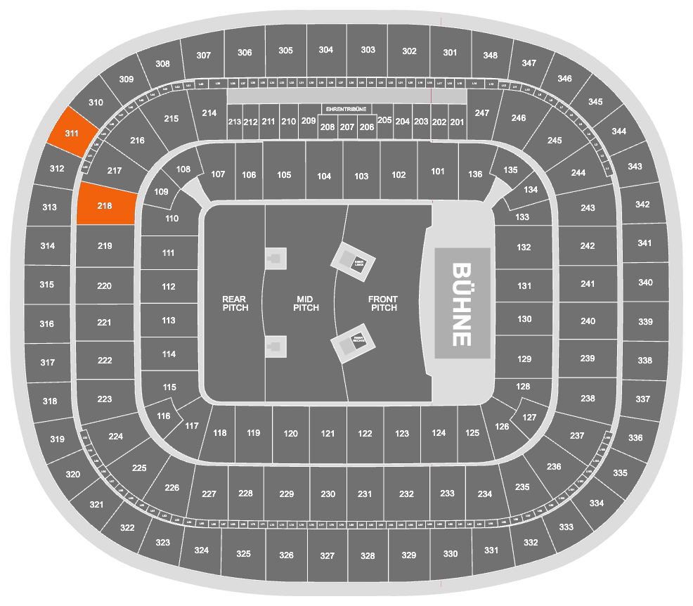 Hier sitzt du – Oasis | Dienstag, 6. Juli 2027 – Allianz Arena München – Tickets