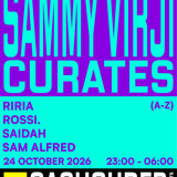 GASHOUDER presents: Sammy Virji Curates – Gashouder Amsterdam – zaterdag 24 oktober 2026 (ADE)