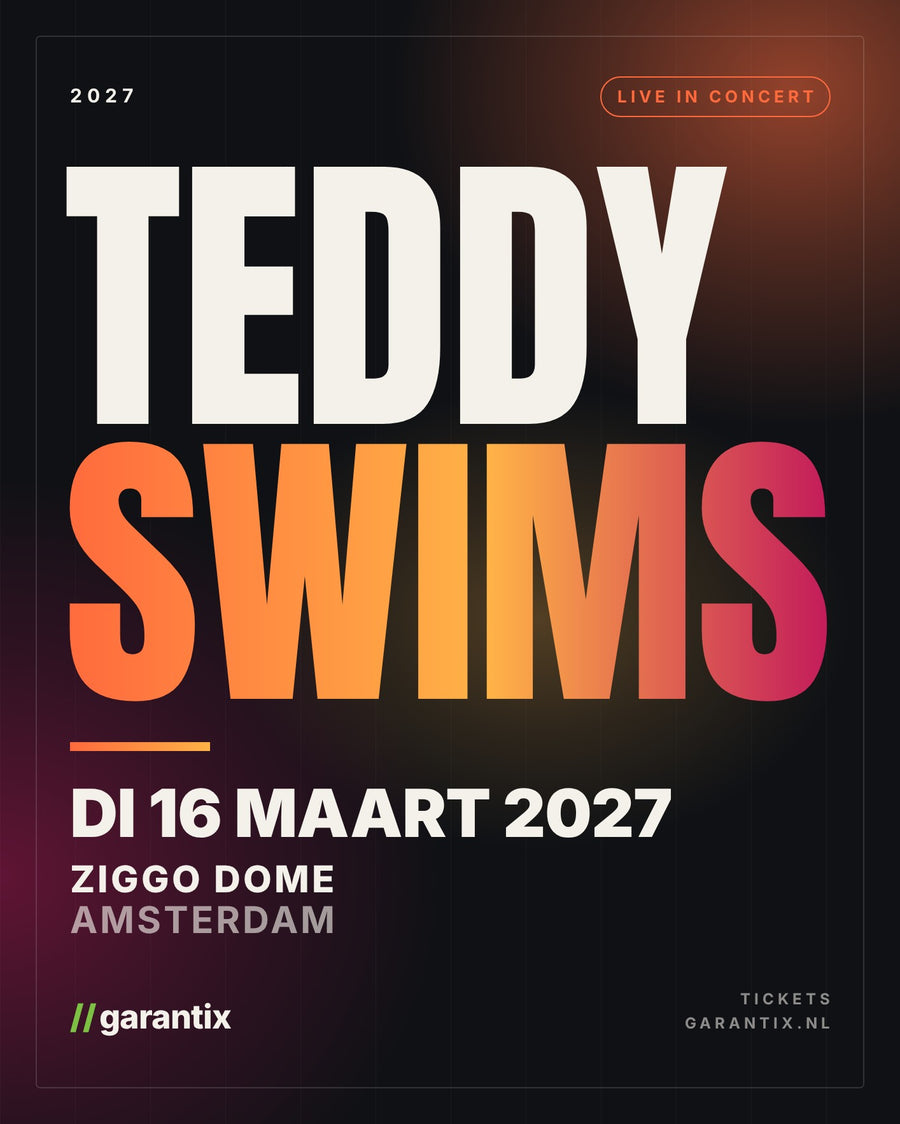 Teddy Swims – Ziggo Dome Amsterdam, dinsdag 16 maart 2027